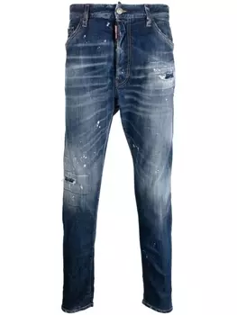 Dsquared2 джинсы скинни Skater средней посадки, синий