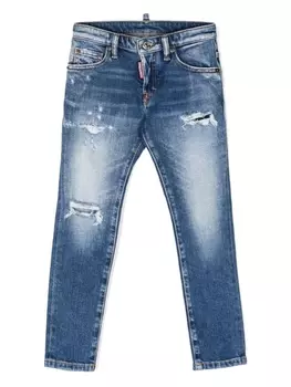 Dsquared2 джинсы скинни средней посадки, синий