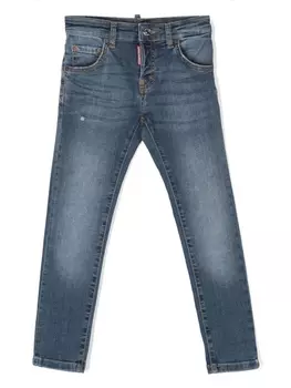 Dsquared2 джинсы скинни средней посадки, синий