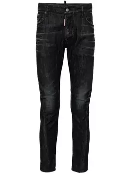 Dsquared2 джинсы скинни Tidy Biker с нашивкой-логотипом, черный