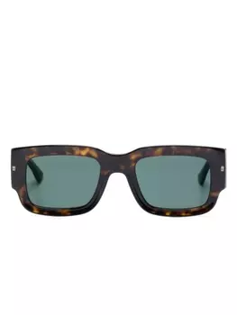Dsquared2 Eyewear Hype rectangle sunglasses, коричневый