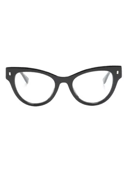 Dsquared2 Eyewear очки с тисненым логотипом, черный