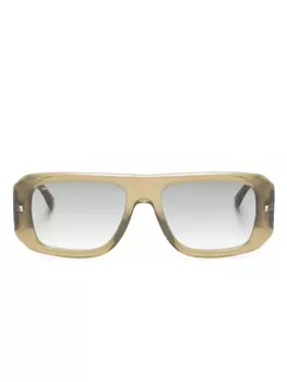 Dsquared2 Eyewear солнцезащитные очки-пилоты с логотипом, коричневый