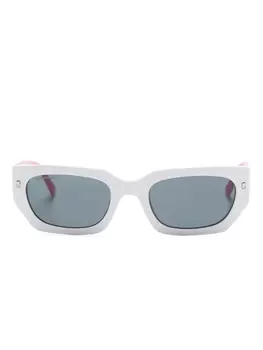 DSQUARED2 EYEWEAR солнцезащитные очки с логотипом, белый