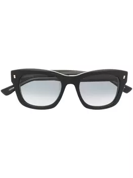 Dsquared2 Eyewear солнцезащитные очки в квадратной оправе с эффектом градиента, черный