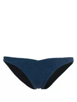 Dsquared2 фактурные плавки бикини с вышитым логотипом, синий