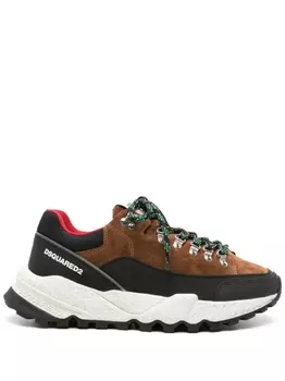 Dsquared2 Free panelled sneakers, коричневый