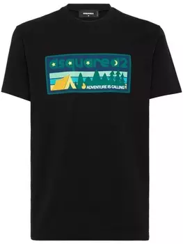 DSQUARED2 футболка Adventure, черный