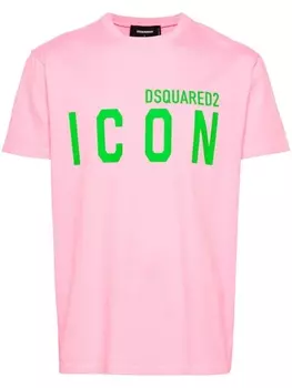 Dsquared2 футболка Be Icon Cool, розовый