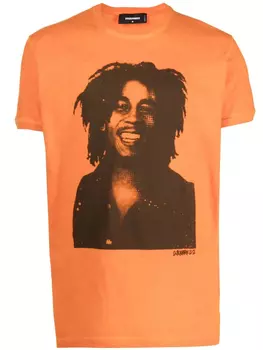 DSQUARED2 футболка Bob Marley, оранжевый