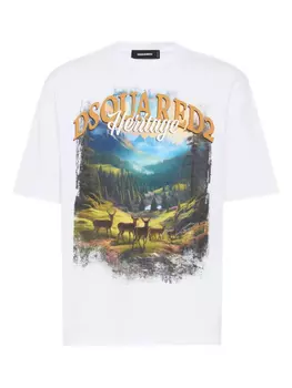 DSQUARED2 футболка Canada, белый