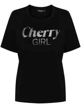 Dsquared2 футболка Cherry Girl, черный