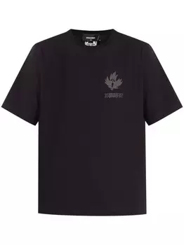 Dsquared2 футболка DSQUARED2 Horror Maple Leaf, черный