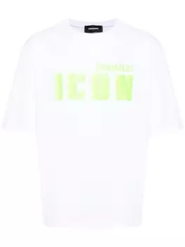 Dsquared2 футболка Icon Blur с логотипом, белый