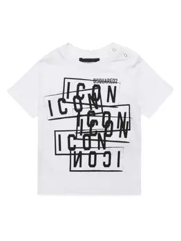Dsquared2 футболка Icon с логотипом, белый