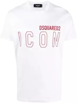 Dsquared2 футболка Icon с логотипом, белый