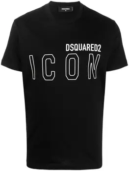 Dsquared2 футболка Icon с логотипом, черный