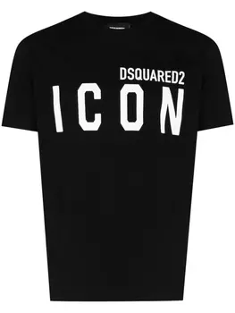 Dsquared2 футболка Icon с логотипом, черный