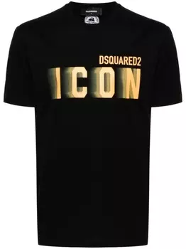 Dsquared2 футболка Icon с логотипом, черный