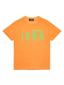 Dsquared2 футболка Icon с логотипом, оранжевый