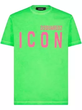Dsquared2 футболка Icon с логотипом, зеленый