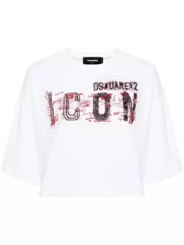 Dsquared2 футболка Icon Scribble, белый