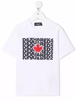 Dsquared2 футболка из джерси с логотипом, белый