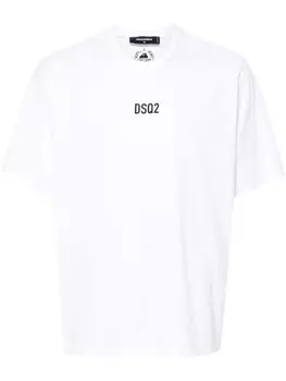 Dsquared2 футболка из хлопка с логотипом, белый