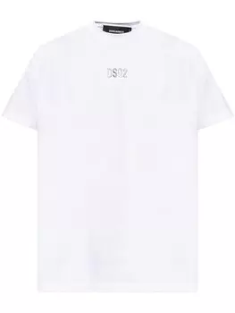 Dsquared2 футболка из хлопковой смеси с логотипом, белый