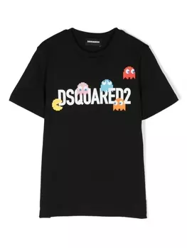 Dsquared2 футболка из коллаборации с Pac-Man, черный
