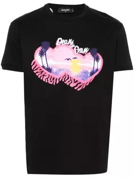 Dsquared2 футболка Muscle Fit, черный