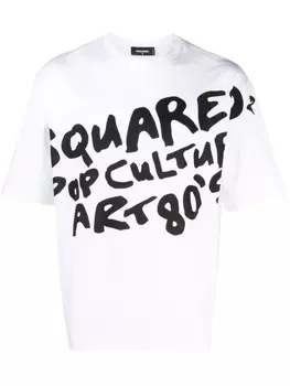 Dsquared2 футболка Pop 80's, белый