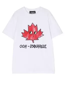 Dsquared2 футболка Relax с логотипом, белый