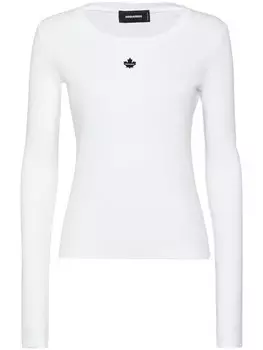 DSQUARED2 футболка с круглым вырезом, белый