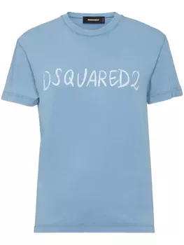 DSQUARED2 футболка с круглым вырезом, синий