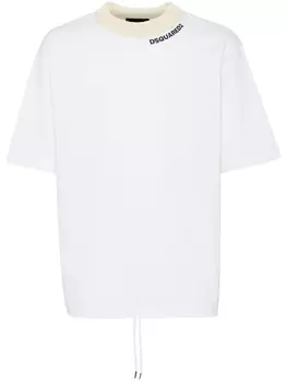 DSQUARED2 футболка с кулиской, белый