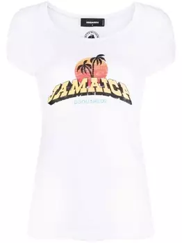 Dsquared2 футболка с логотипом, белый