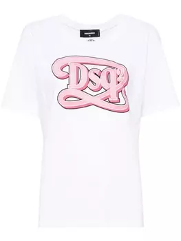 Dsquared2 футболка с логотипом, белый