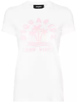 Dsquared2 футболка с логотипом, белый