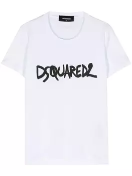 Dsquared2 футболка с логотипом, белый