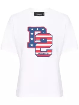 Dsquared2 футболка с логотипом, белый