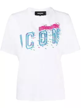 Dsquared2 футболка с логотипом, белый