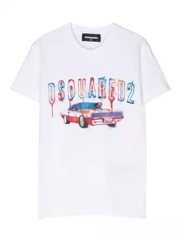 Dsquared2 футболка с логотипом, белый