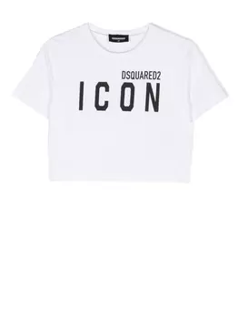Dsquared2 футболка с логотипом, белый