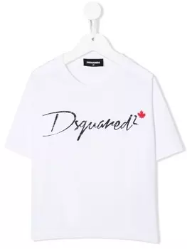 Dsquared2 футболка с логотипом, белый
