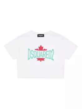 Dsquared2 футболка с логотипом, белый