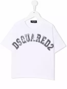 Dsquared2 футболка с логотипом, белый