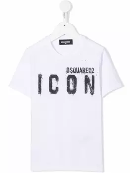Dsquared2 футболка с логотипом, белый