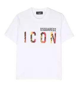 Dsquared2 футболка с логотипом, белый