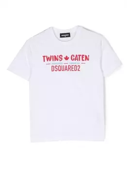 Dsquared2 футболка с логотипом, белый